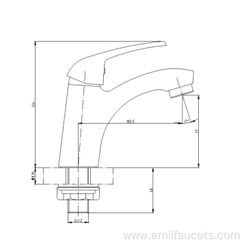 Bathroom single handle time delay faucets tap